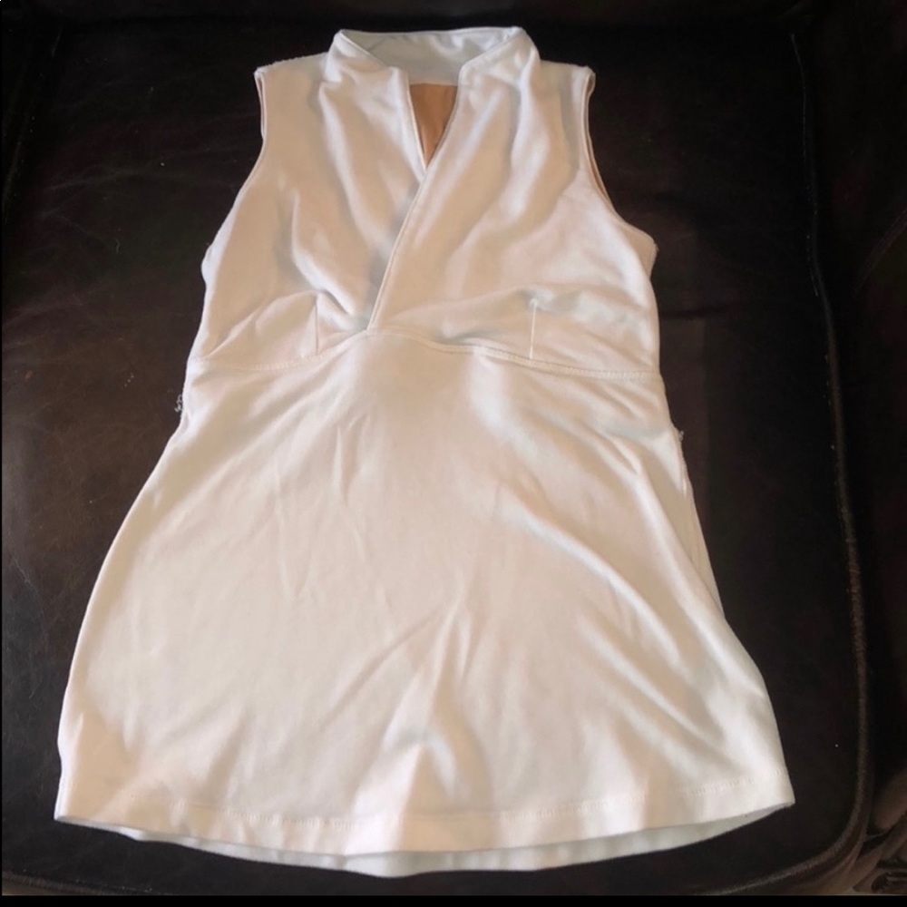 white lululemon workout tank top